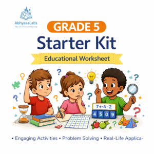 Grade 5 Maths Worksheet Starter Kit