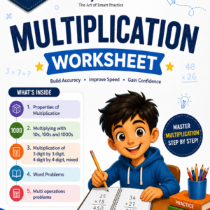 Grade 5 Maths Multiplication Worksheet