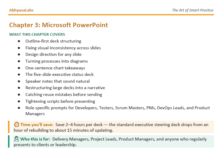 AI Prompts for Microsoft 365: A Productivity Playbook for Project Managers, Developers, Testers & Delivery Teams - Image 4