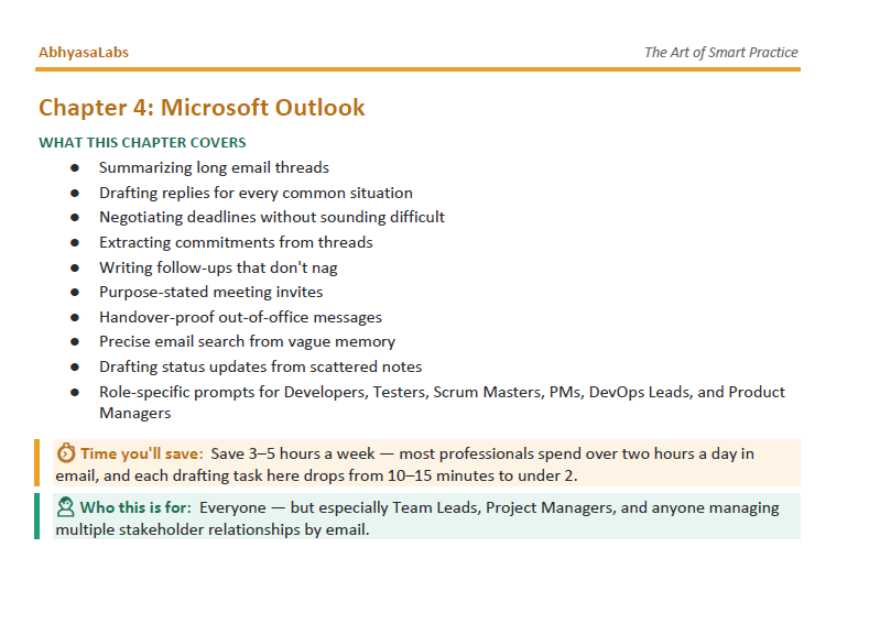 AI Prompts for Microsoft 365: A Productivity Playbook for Project Managers, Developers, Testers & Delivery Teams - Image 5